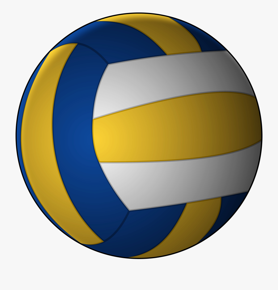 Volleyball Beach Clip Art Sports Clipart De Voleibol - Volleyball With A White Background, Transparent Clipart