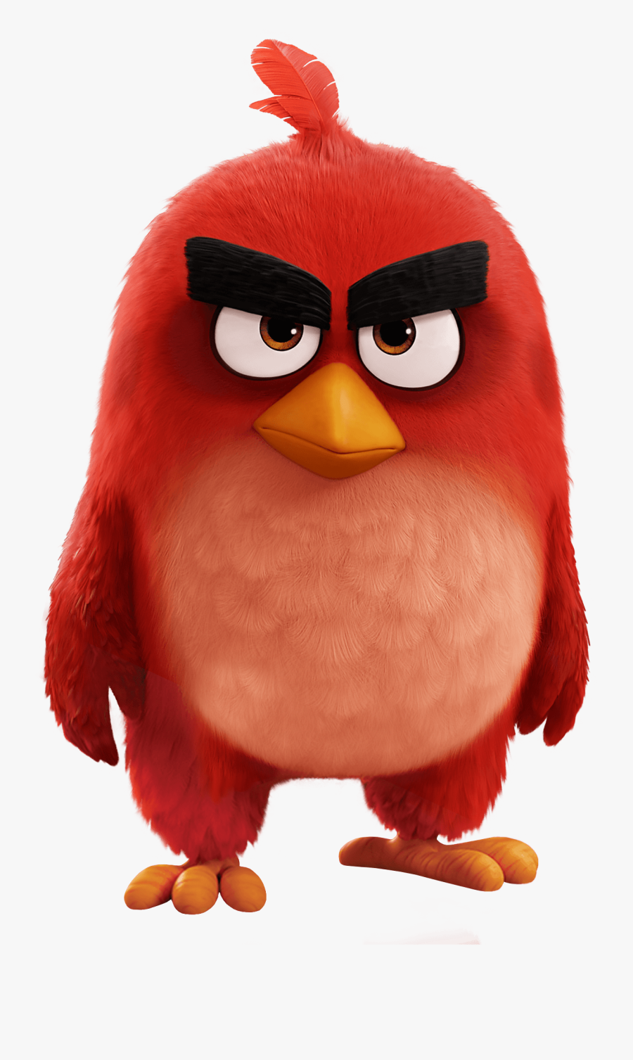 Angry Birds Movie Red Bird - Red Angry Birds 2, Transparent Clipart