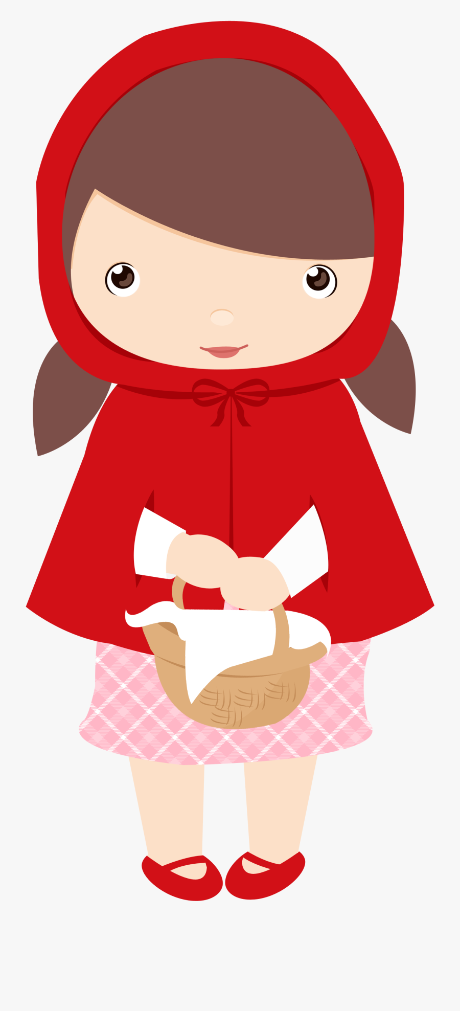 Wolf Clipart Red Riding Hood - Little Red Riding Hood .png, Transparent Clipart