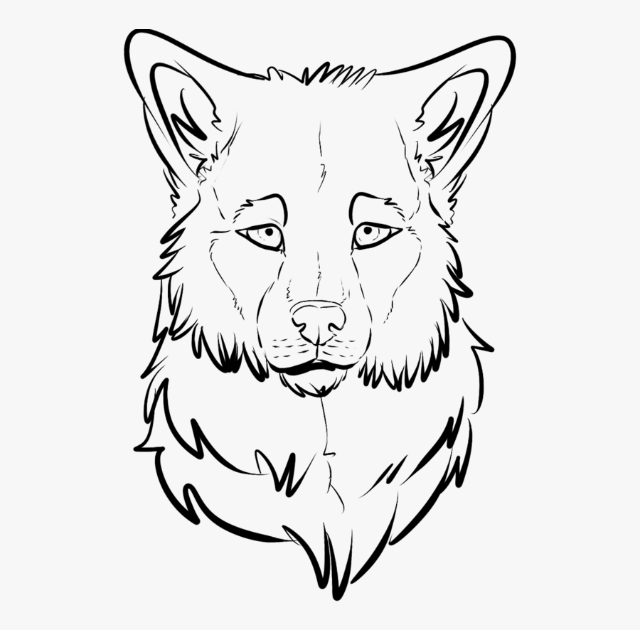 Transparent Wolf Head Png - Line Art , Free Transparent Clipart ...