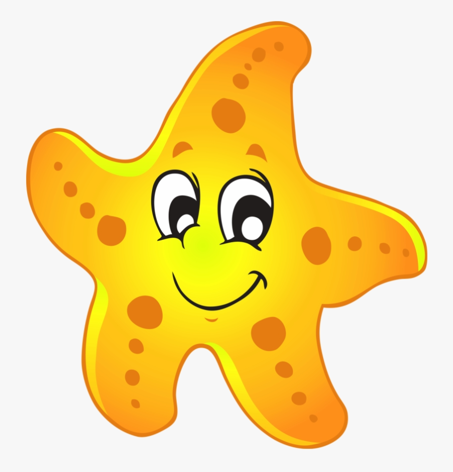 Cute Clipart Starfish - Starfish Clipart, Transparent Clipart