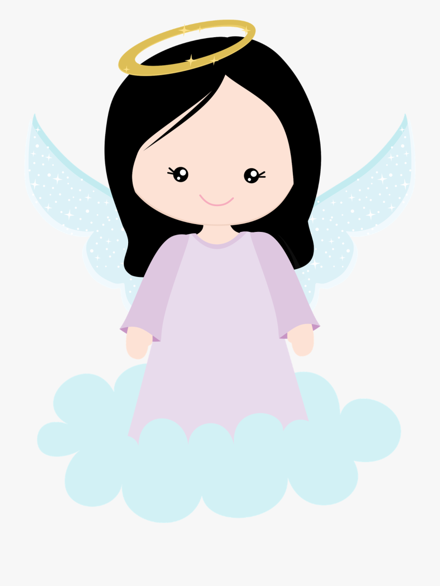 Angel Clipart First Communion - Girl Baptism Clipart, Transparent Clipart