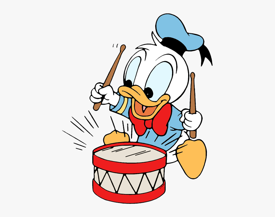 Disney Character Playing Instruments, Transparent Clipart