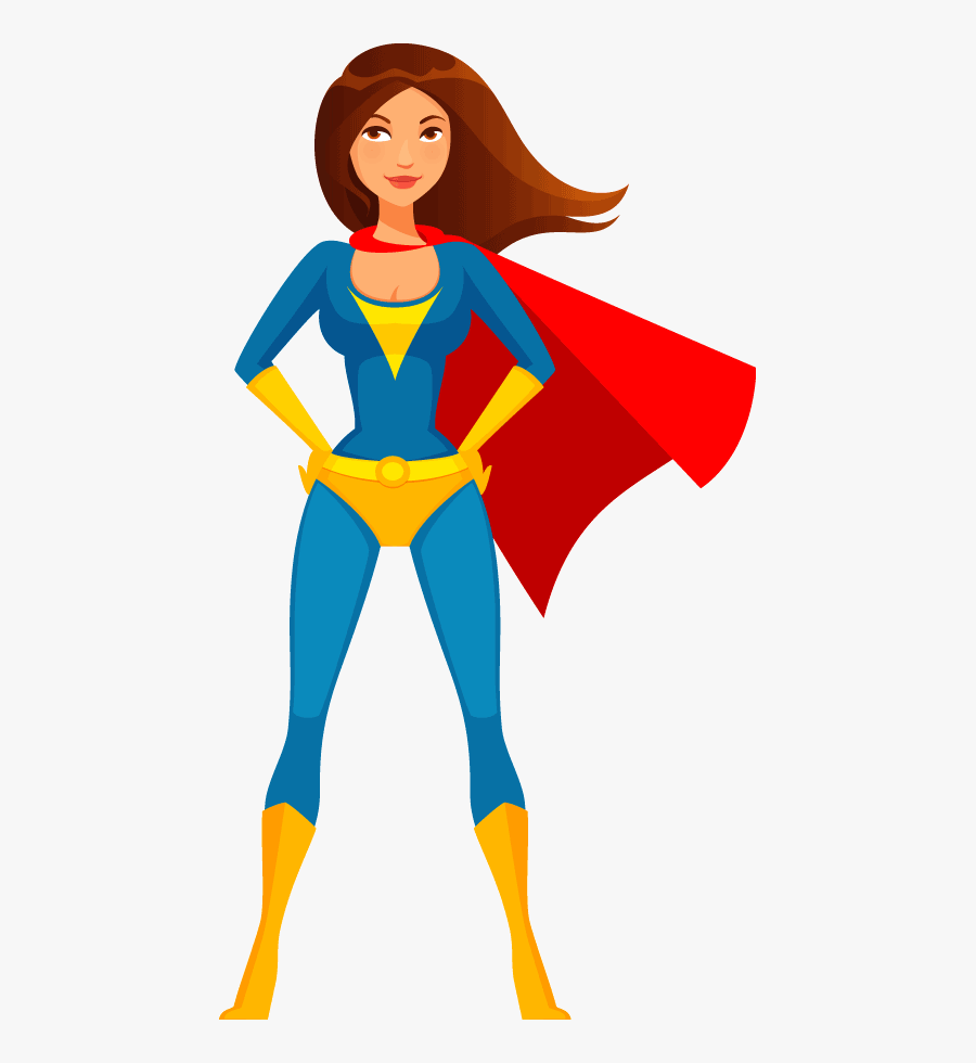 Superhero Girl Cliparts Free Download Clip Art - Woman Superhero 