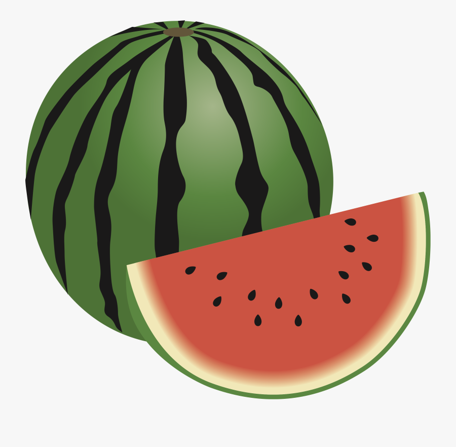 Clip Freeuse Library Whole Watermelon Clipart - Small Fruit Watermelon Clipart, Transparent Clipart