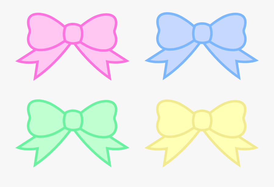 Bows Clipart Baby Boy - Girl Bow Tie Clip Art, Transparent Clipart