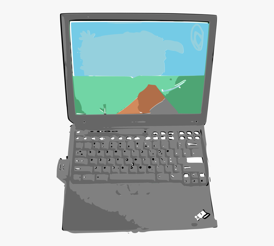 Transparent Laptop Clipart - ตัด ปะ โน๊ ต บุ๊ค, Transparent Clipart