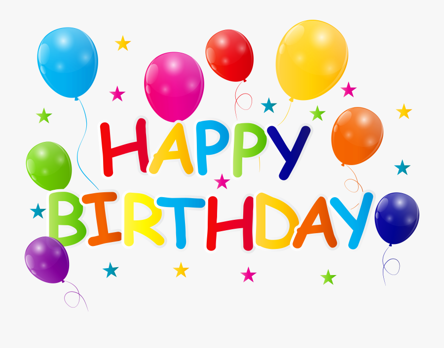 Transparent Background Happy Birthday Png Transparent , Free ...