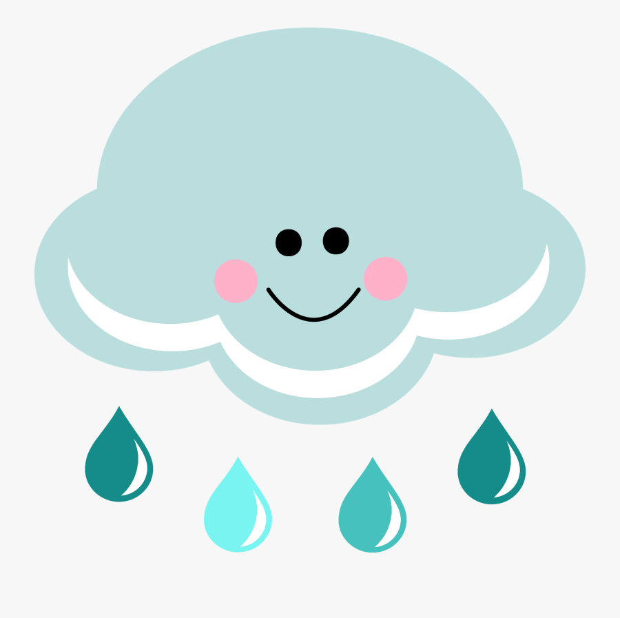 Happy Rain Cloud Clipart Clipartfest Wikiclipart - Clipart Cute Rain ...