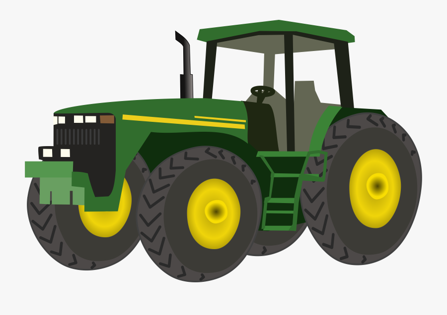 Cartoon John Deere Tractor , Free Transparent Clipart ...