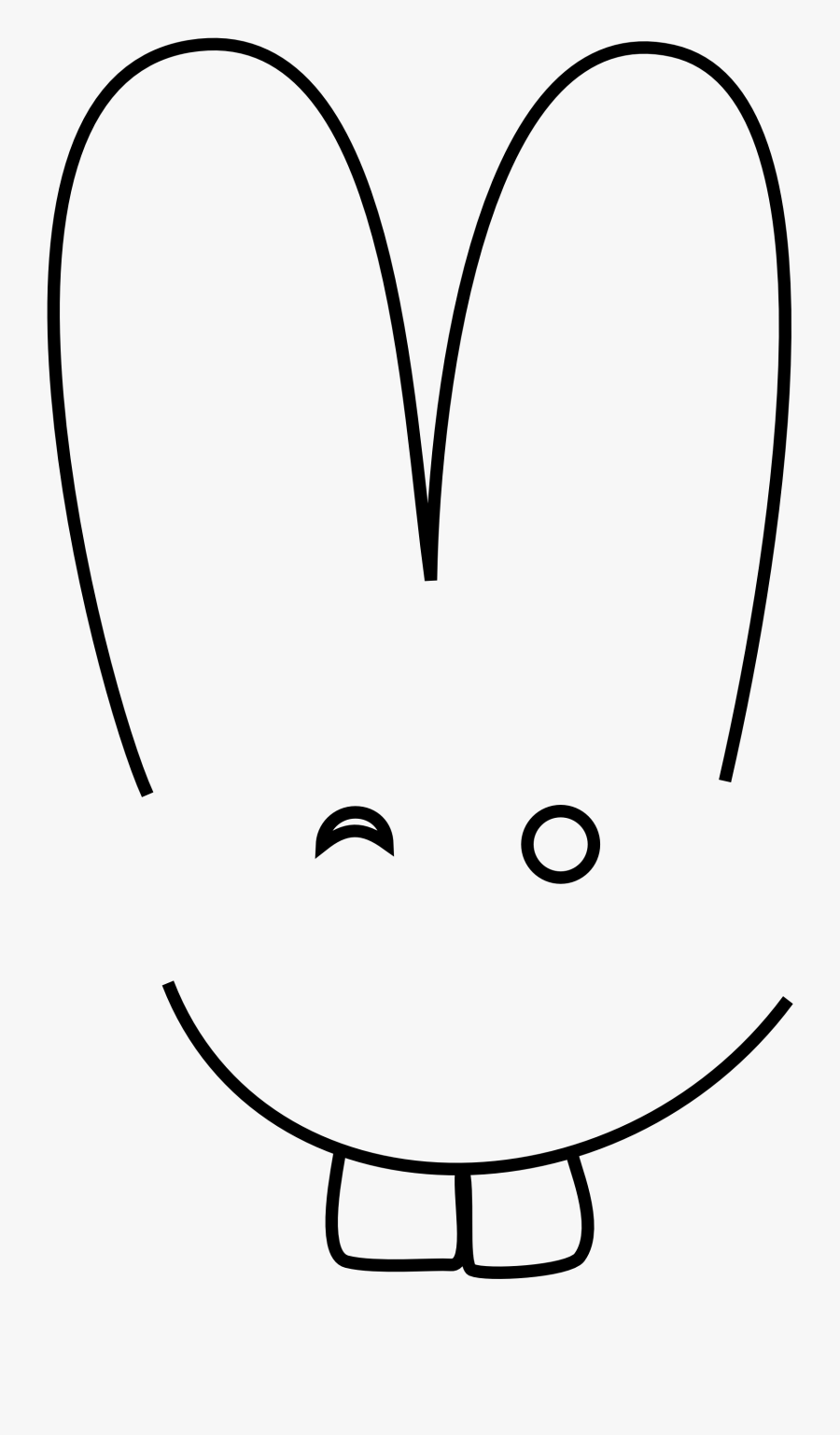 Rabbit Clipart Free Clipart Images - Line Art, Transparent Clipart