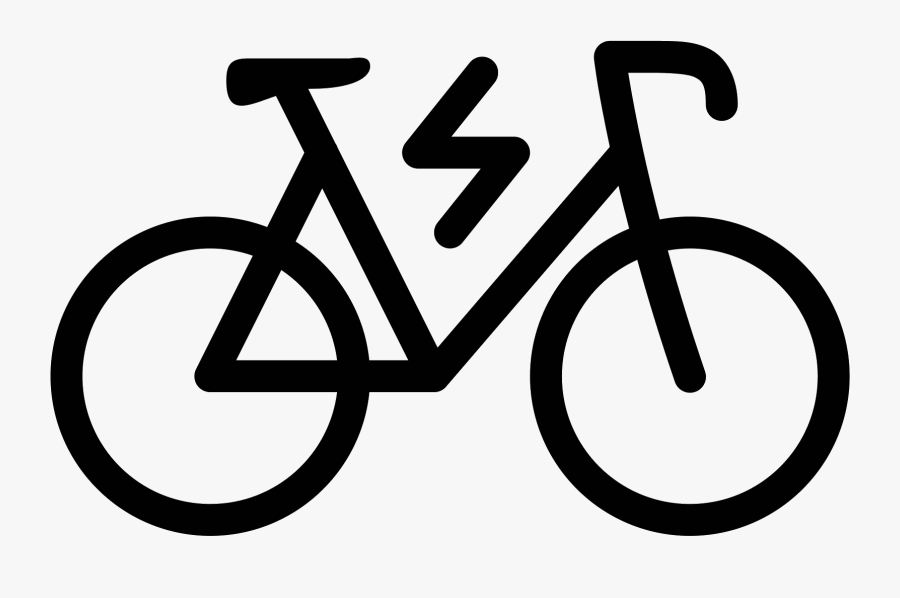 Bicycle Filled Icono Descarga - Electric Bike Icon Png, Transparent Clipart