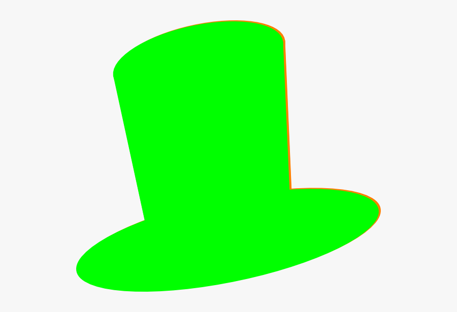 Green Hat Clip Art At Clker - Green Top Hat Clipart, Transparent Clipart