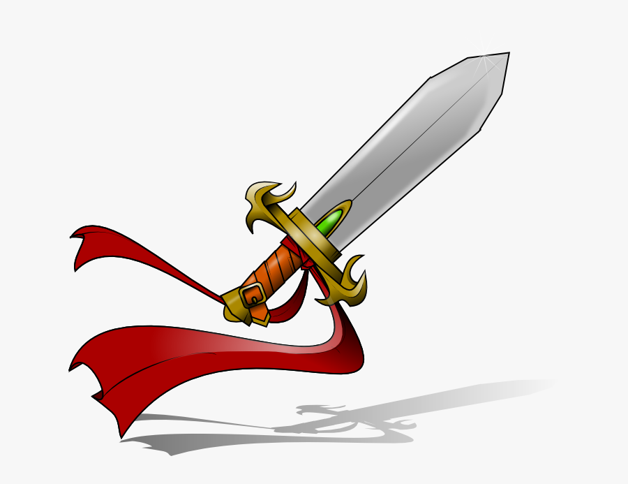 Sword Clip Art Free - Fantasy Sword Clipart Png, Transparent Clipart