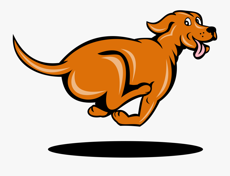 Dog Running Clipart No Background - Dog Running Away Clipart, Transparent Clipart