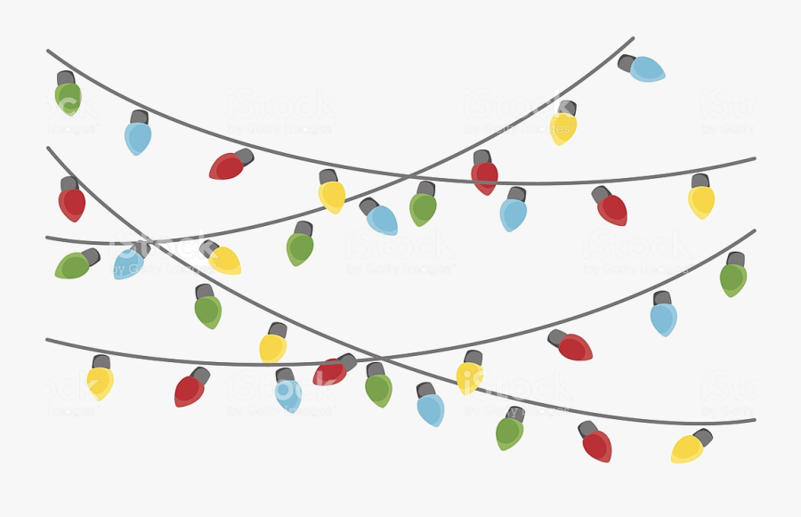 Christmas Lights Clipart Tumundografico Transparent - Hanging Christmas Lights Clipart, Transparent Clipart