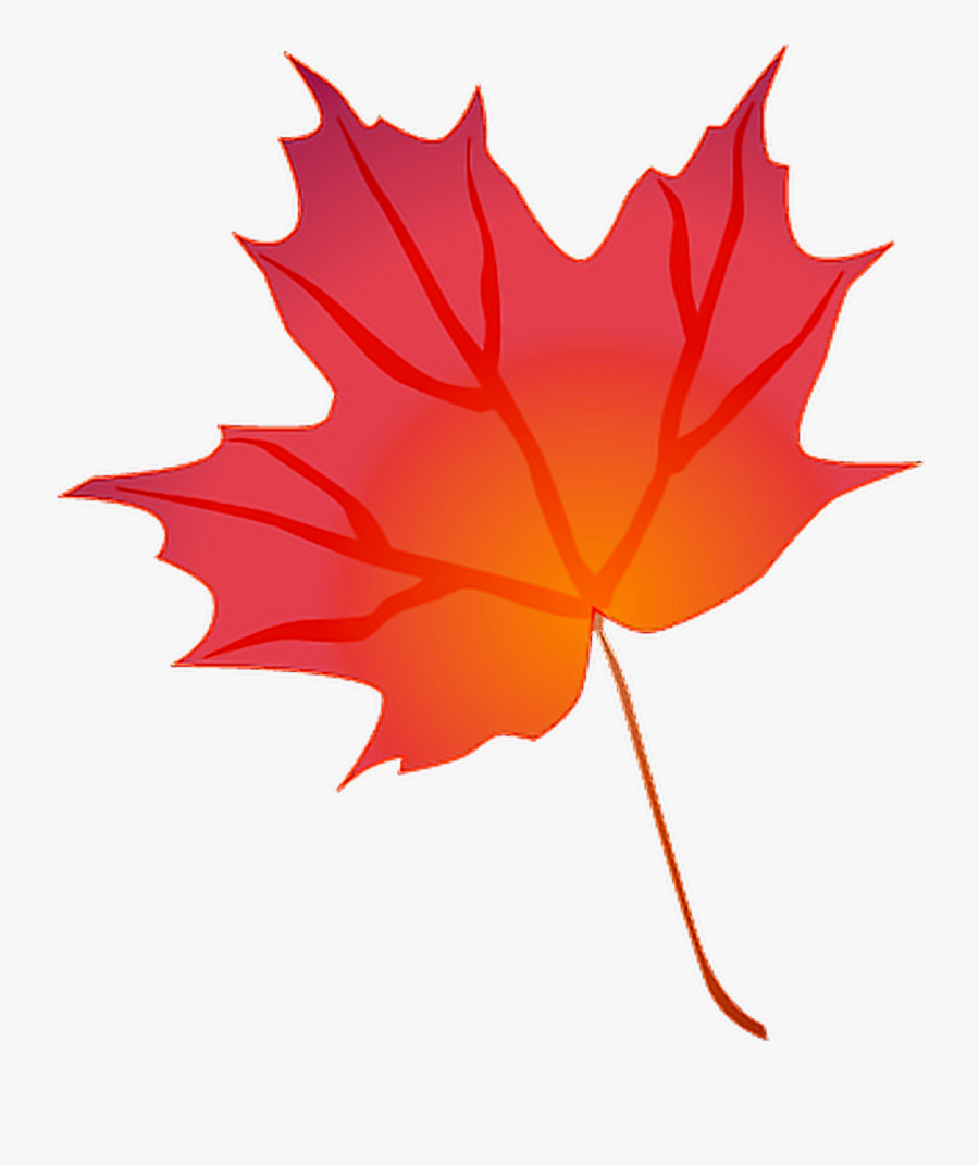Autumn Fall Leaf Leaves Origfte Remixit Freetoedit - Transparent Background Autumn Leaf Clip Art, Transparent Clipart
