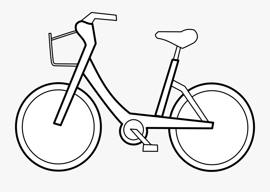 Bicycle Clipart B Word - Bike Clipart Black And White, Transparent Clipart