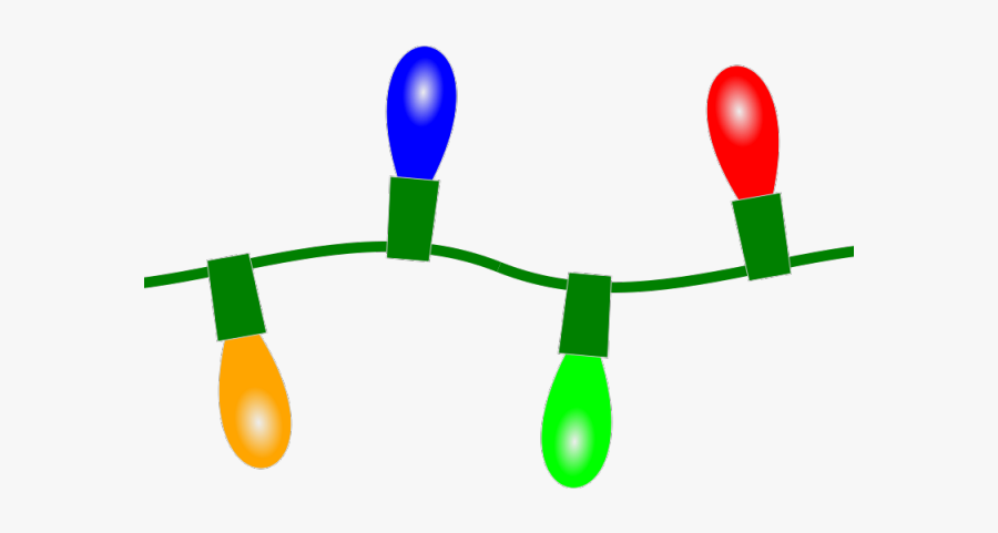 Christmas Tree Lights Clipart, Transparent Clipart