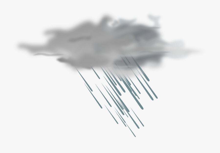 Weather Icon - Transparent Background Rain Cloud, Transparent Clipart