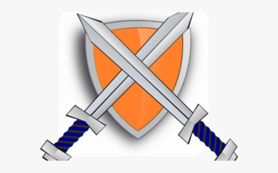 Sword Clipart Shield - Sword And Shield Cartoon, Transparent Clipart