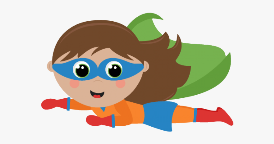Kid Superhero Clipart - Flying Superhero Clipart, Transparent Clipart