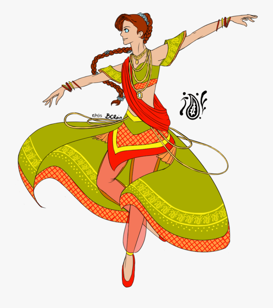 Transparent Dancing Clipart - Indian Dance Clipart Png, Transparent Clipart