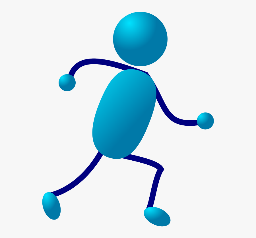 Free Vector Graphic - Stick Man Running, Transparent Clipart