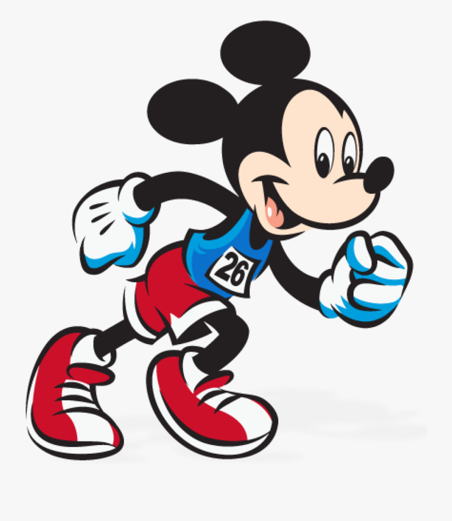 Run Clipart Cartoon - Walt Disney World Marathon, Transparent Clipart