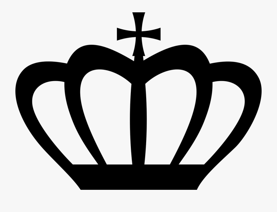 Clip Art Medieval Crown Clipart - Silueta Corona De Rey, Transparent Clipart