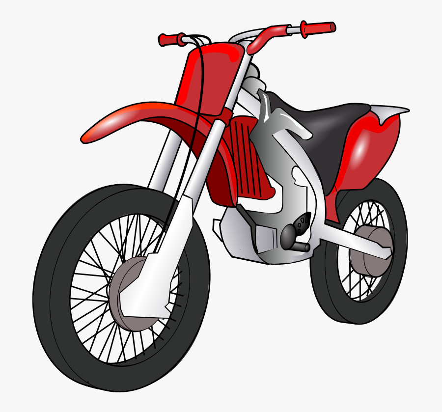 Motorcycle Clipart Free Clipart Images - Medios De Transporte Terrestre, Transparent Clipart