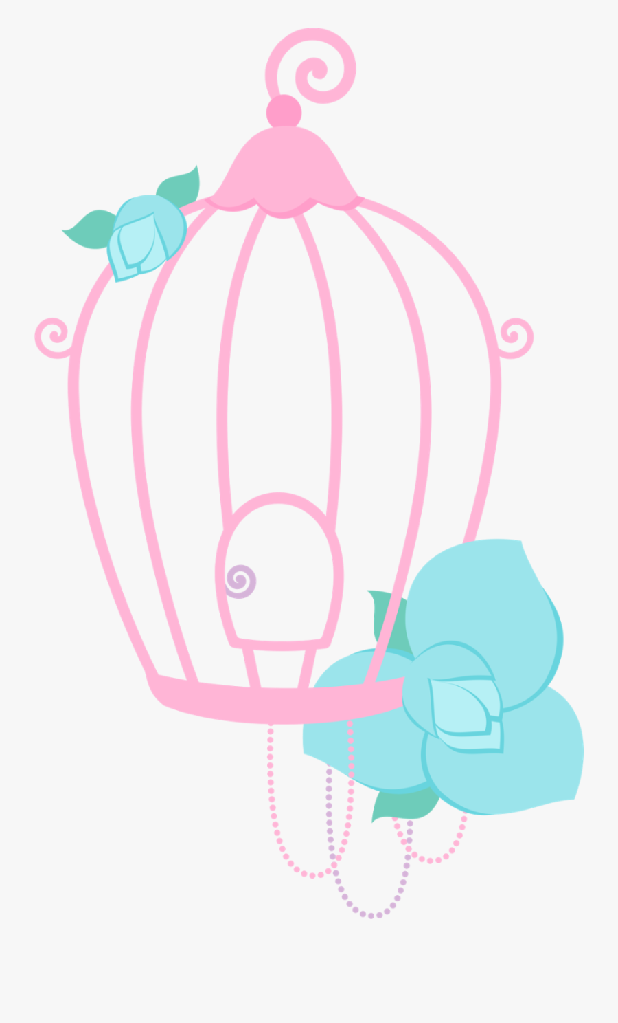 Gaiola Do Jardim Encantado Png Clipart , Png Download - Bird Cage Clipart Png, Transparent Clipart