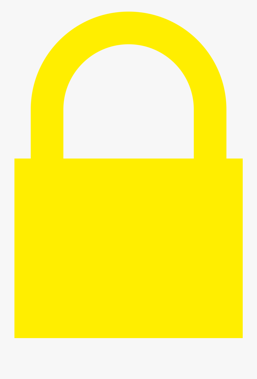 File Yellow Padlock - Cyanogenmod 7, Transparent Clipart