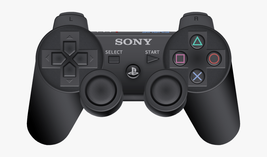 Gaming Clipart Ps3 Controller - Playstation 2 Controller Png, Transparent Clipart