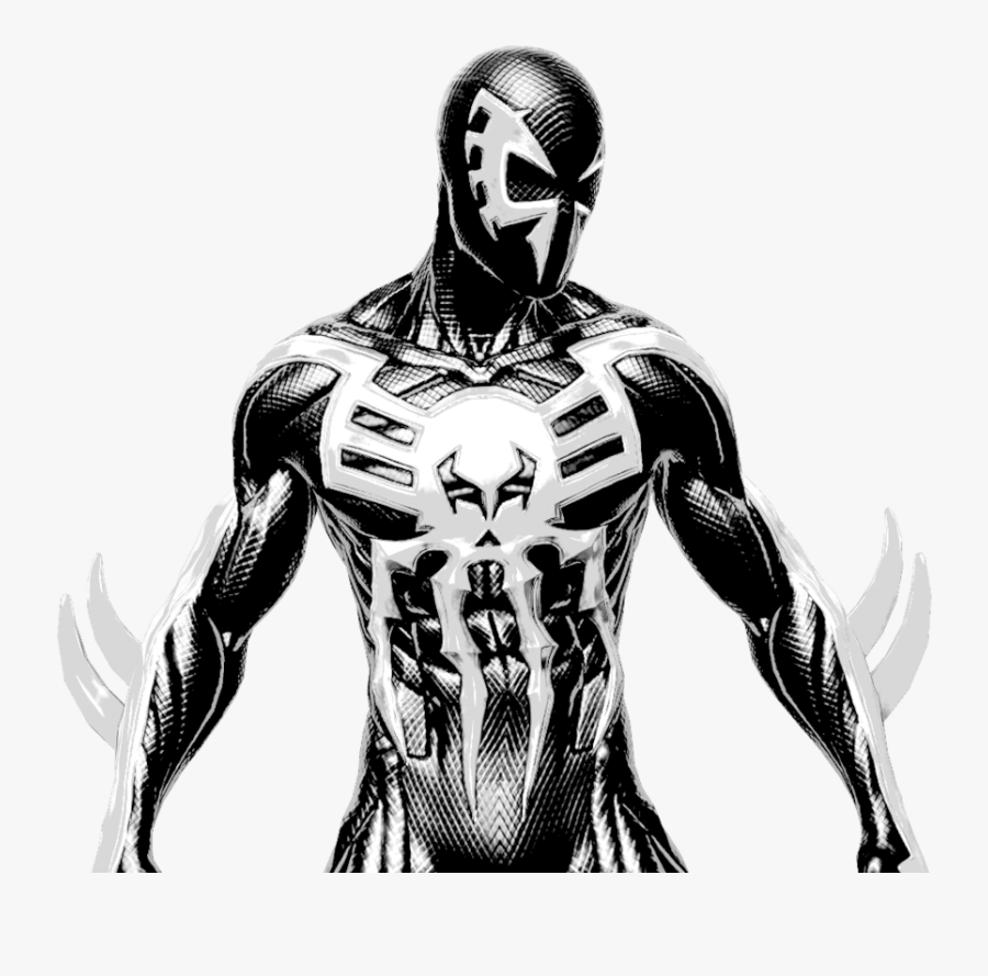 Clip Art 2099 Venom - Black Suit Spiderman 2099, Transparent Clipart