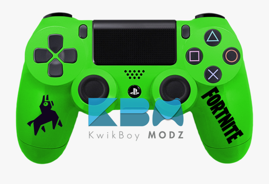 Green Fortnite Custom Ps4 Controller - Alpine Green Ps4 Controller, Transparent Clipart