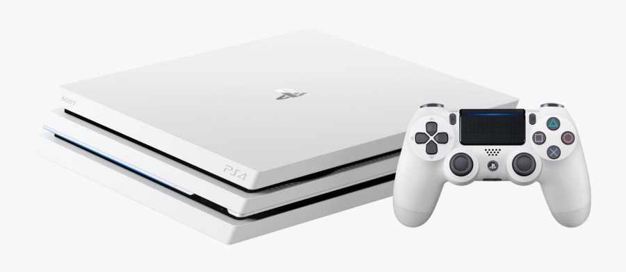 Sony Playstation 4 Pro 1tb White, Transparent Clipart