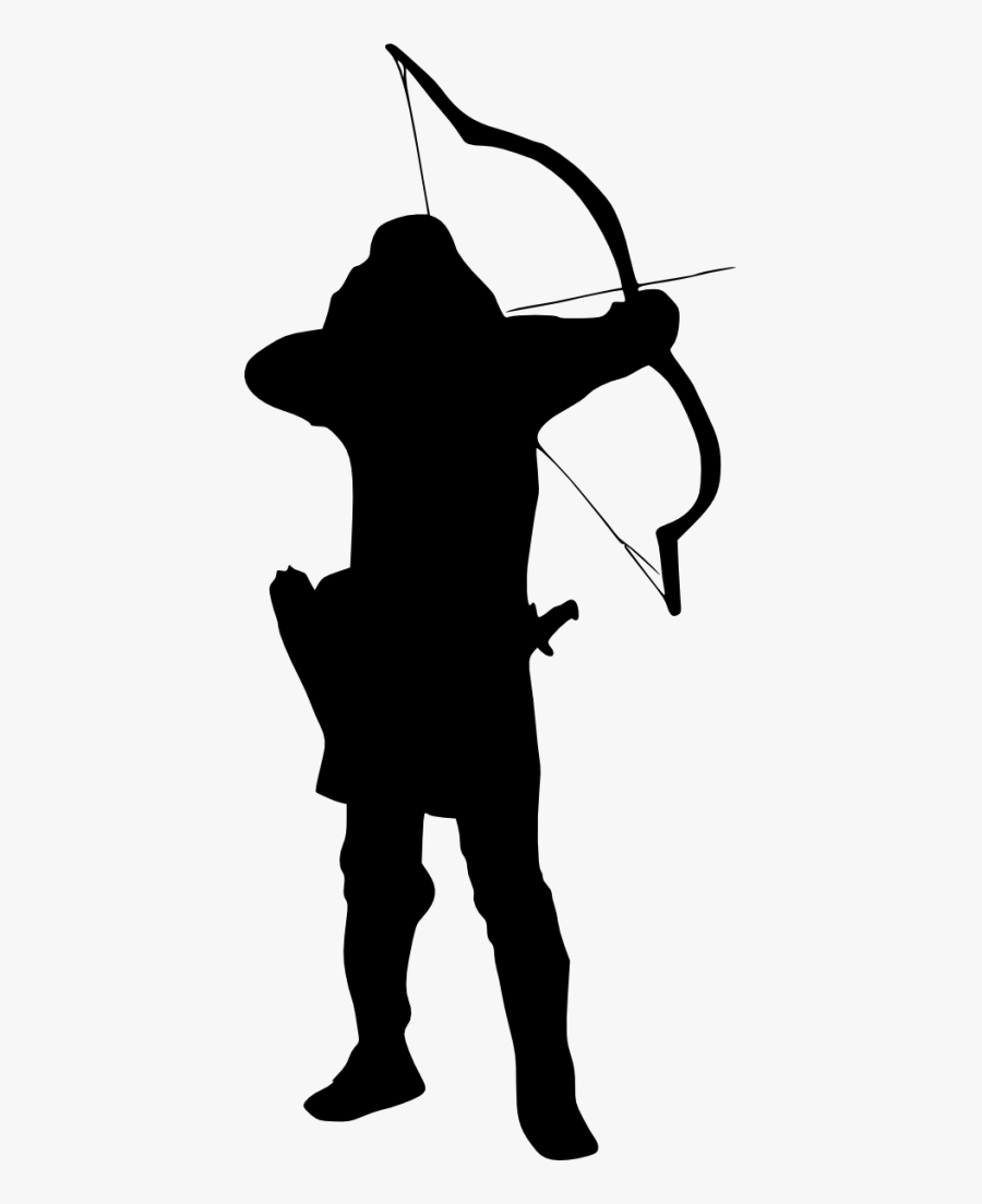 Archer-silhouette - Archer Silhouette Png, Transparent Clipart
