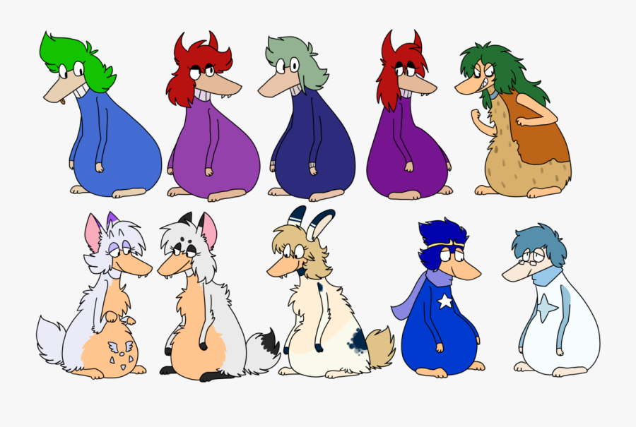 A Group Of Lemmings In Their Natural Habitat By Lemmingland - Cartoon, Transparent Clipart