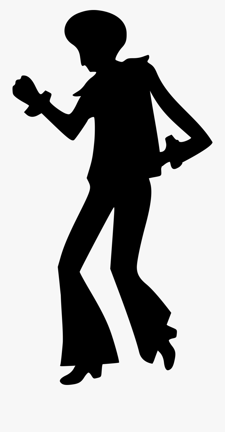 Disco Dancer 2 Clip Art - Disco Dancer Silhouette Png , Free ...