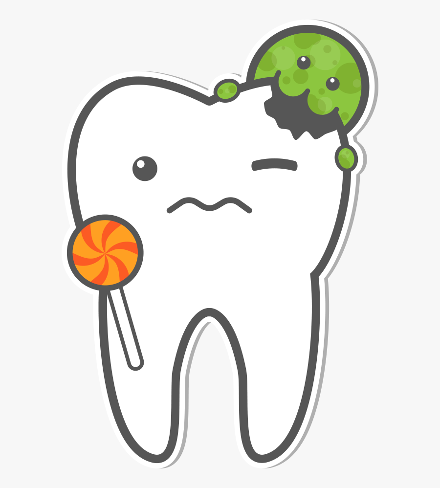 Tooth Decay Cartoon Dentistry - Dental Decay Cartoon, Transparent Clipart
