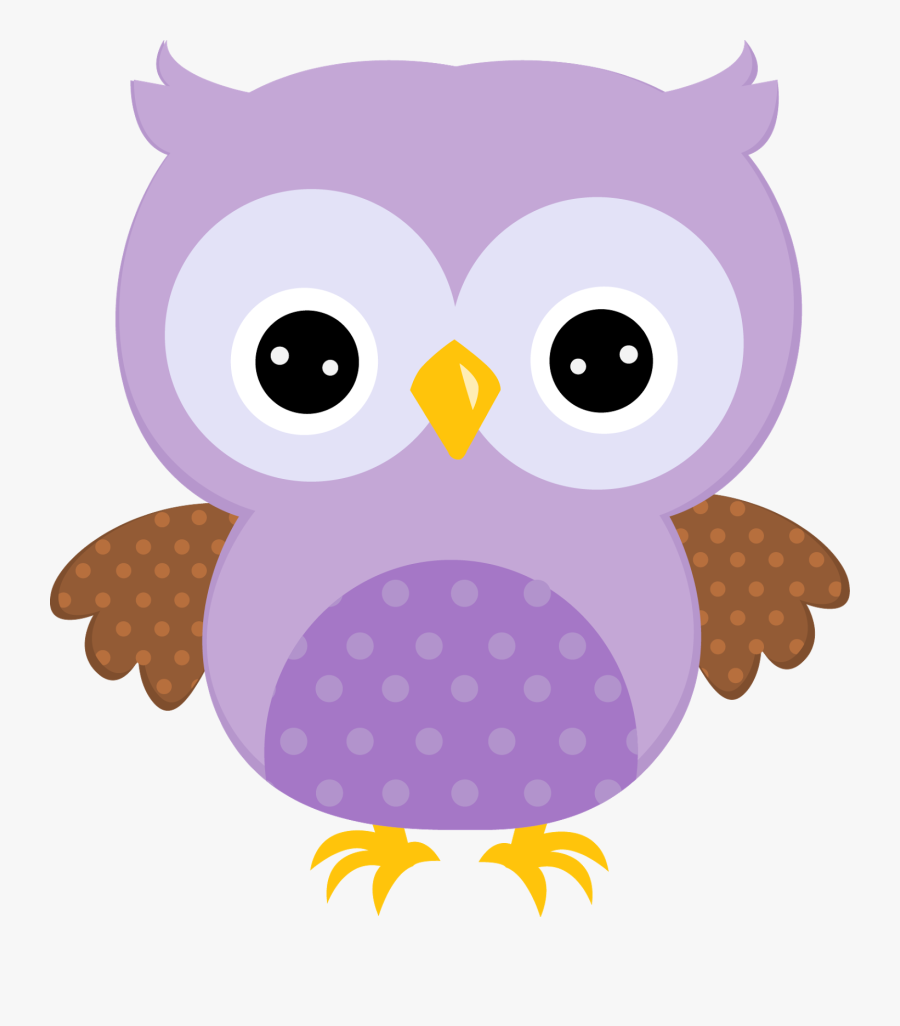 De B Hos Colores - Cute Owl Clipart, Transparent Clipart
