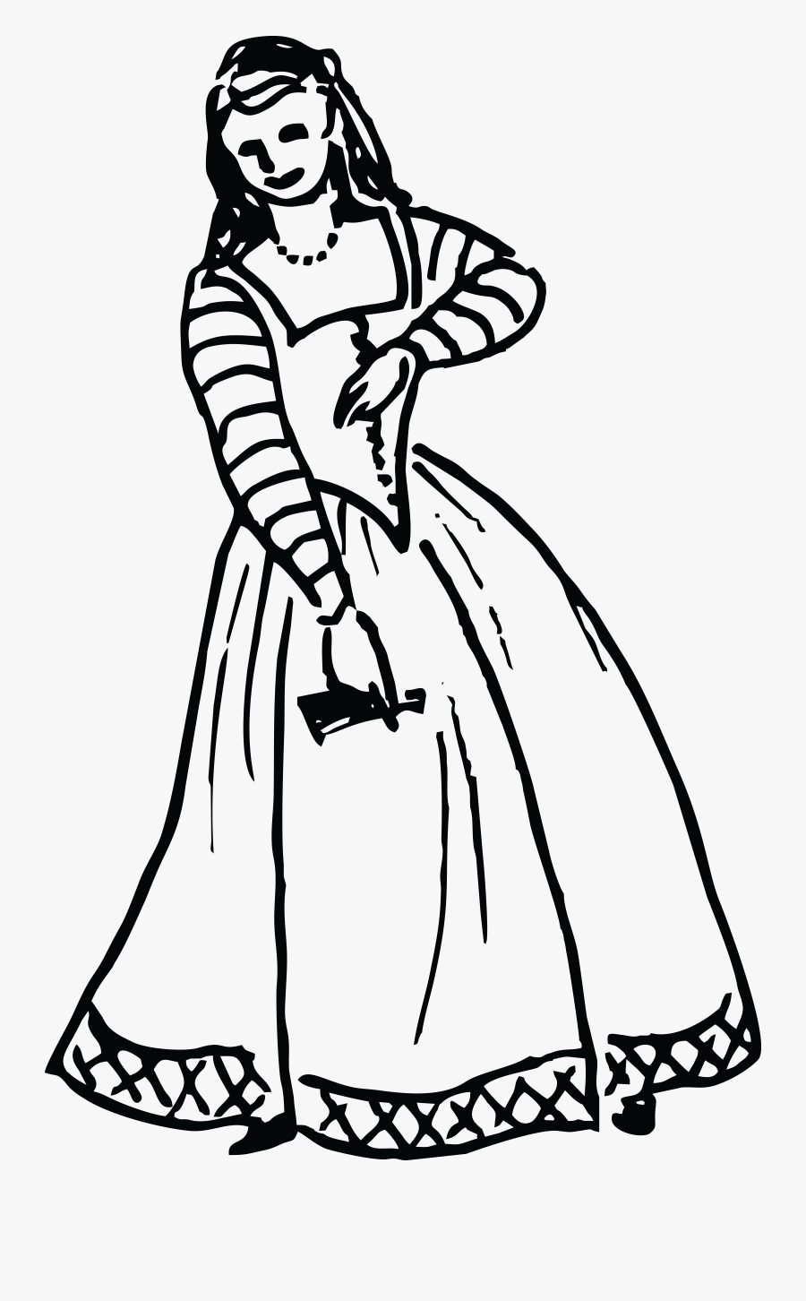 Black And White Of Lady Cooking - Lady Image Black And White, Transparent Clipart
