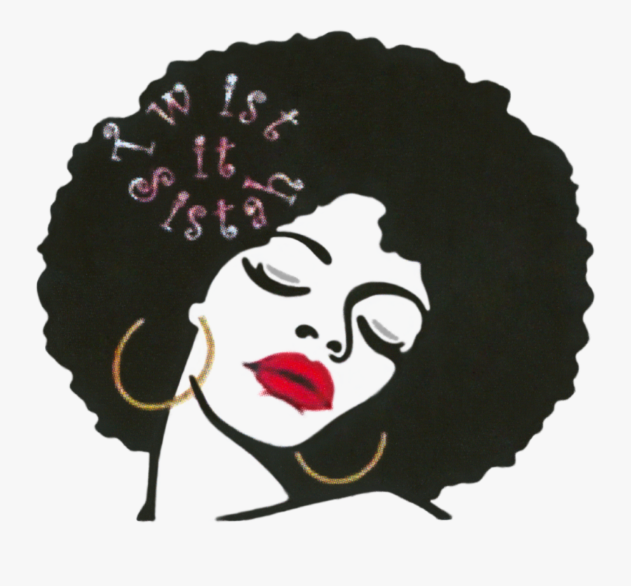 Clip Art Afro Clipart - Afro Diva, Transparent Clipart