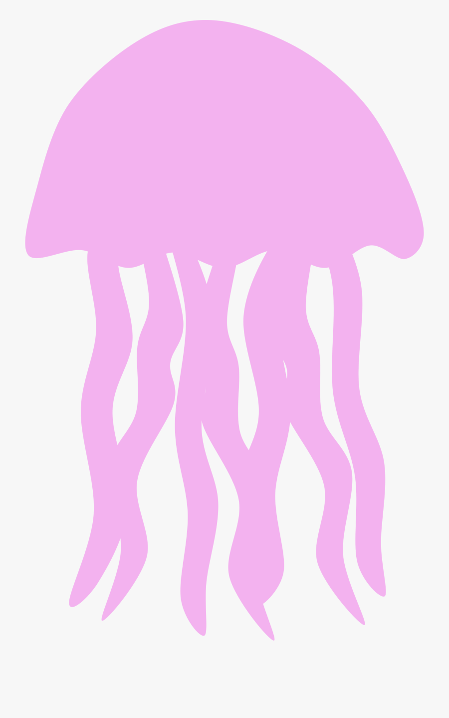 Silhouette By Scout A - Transparent Background Jelly Fish Clipart, Transparent Clipart