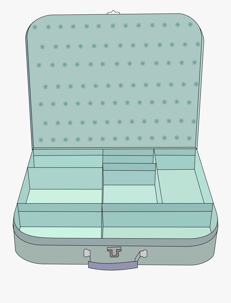 Clip Art Library Library Luggage Clipart Open Suitcase - Open Suitcase Clipart Png, Transparent Clipart