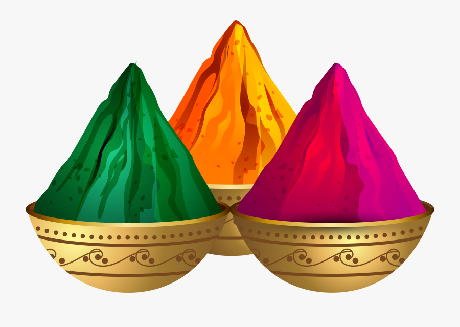 Holi Colors Powder Png , Png Download - Holi Clipart Png, Transparent Clipart