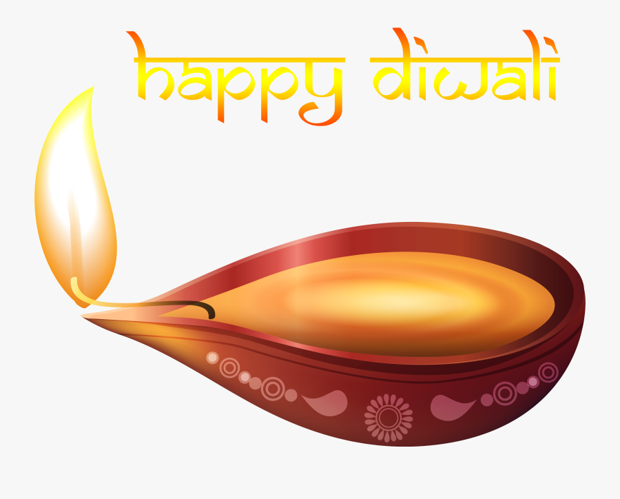Beautiful Happy Diwali Candle Png Image - Happy Diwali Lamp Png, Transparent Clipart