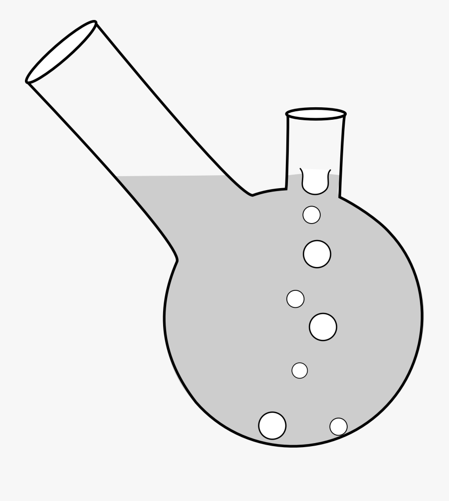 Double Neck Boiling Png - Boiling Flask Clipart, Transparent Clipart