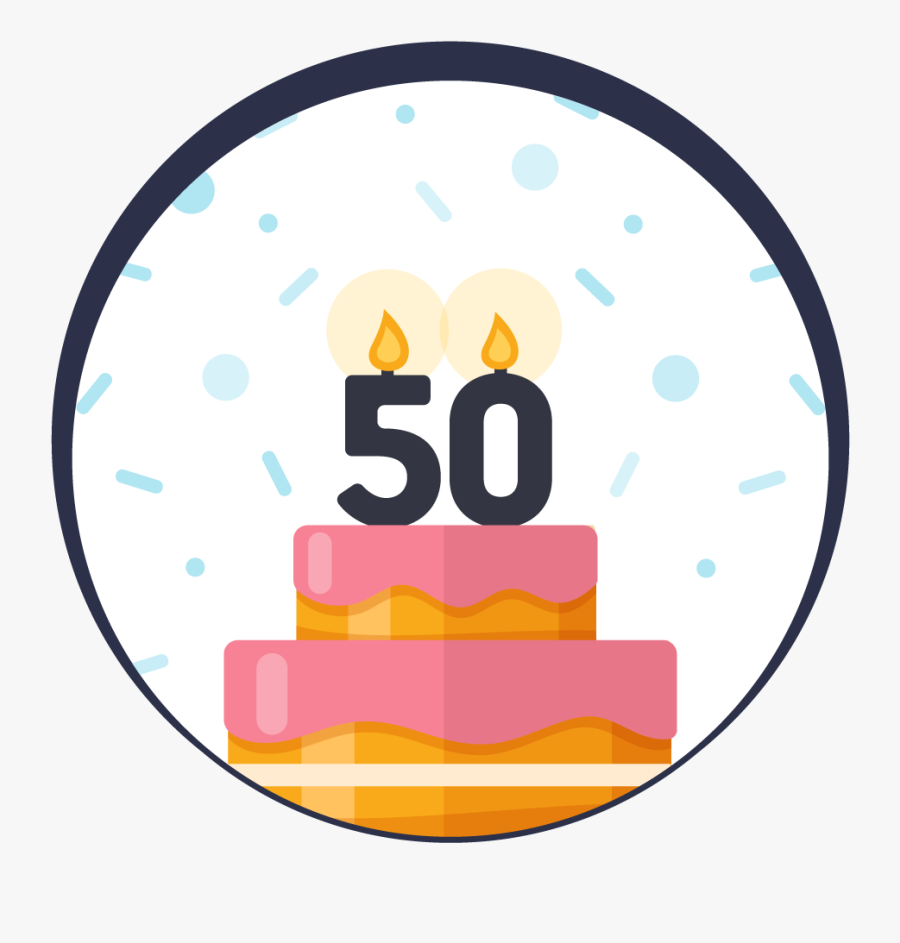 50th Birthday Png, Transparent Clipart